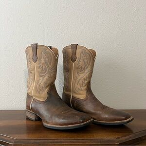 Ariat Quickdraw Western Boots in Tumbled Bark